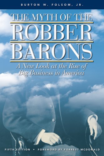 Book cover for the Myth of the Robber Barons