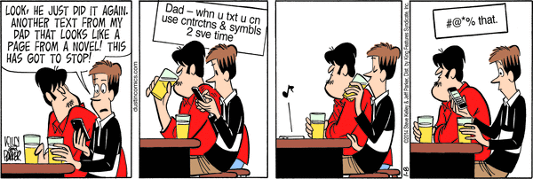 Dustin comic strip panel
